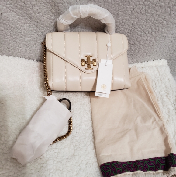 Tory Burch Small Kira Leather Top Handle Satchel - Picture 4 of 13